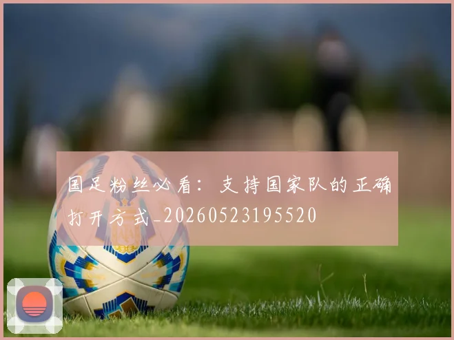 国足粉丝必看:支持国家队的正确打开方式_20260523195520
